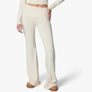 Florence by Mills Women's Barre Collection Foldover Wide Leg Pant